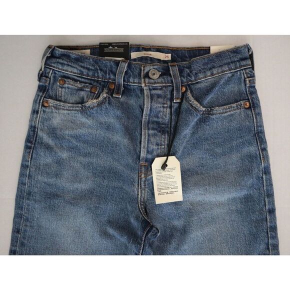 Levi's Premium Women's Sz 25 These Dreams Blue Wedgie Icon High Rise Jeans - Picture 5 of 12